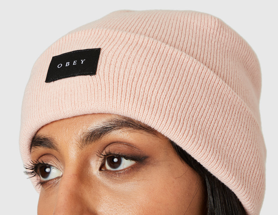 Obey Women's Virgil Beanie / Putty Pink
