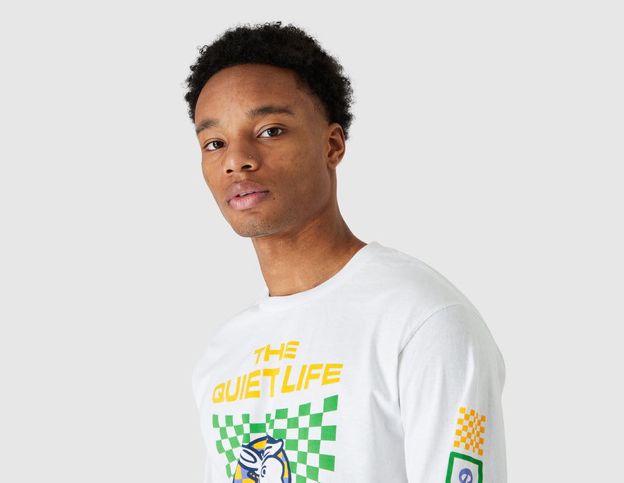 Quiet Life Good Vibes Delivery Long Sleeve T-shirt / White