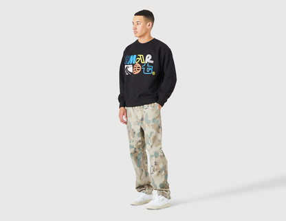 MARKET Air Puff Crewneck / Black