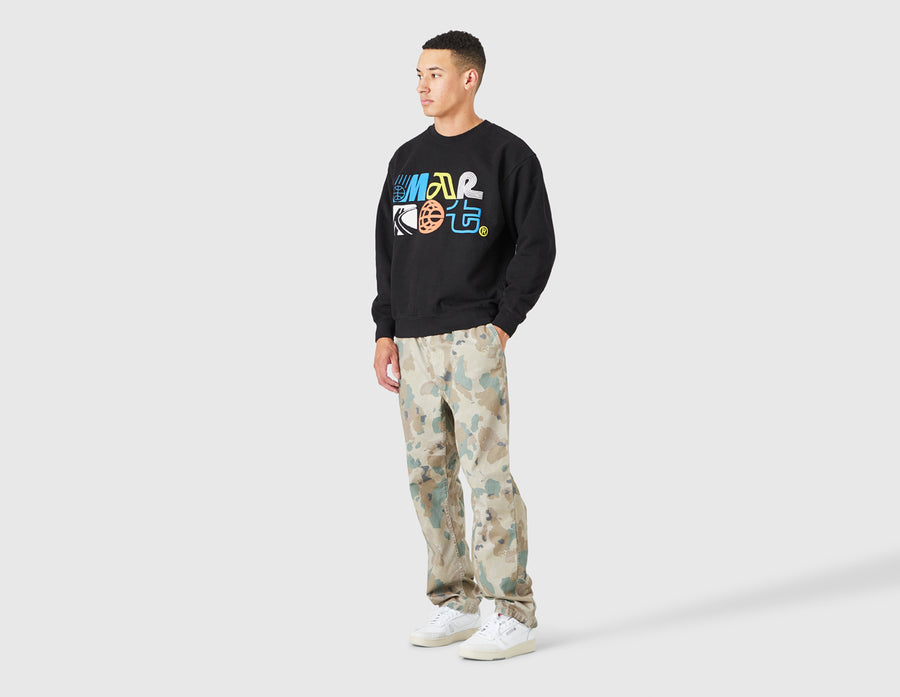 MARKET Air Puff Crewneck / Black