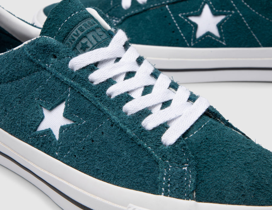 Converse One Star Pro Vintage Suede Midnight Turq