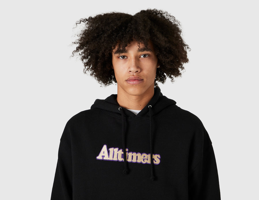 Alltimers Broadway Embroidered Pullover Hoodie Black