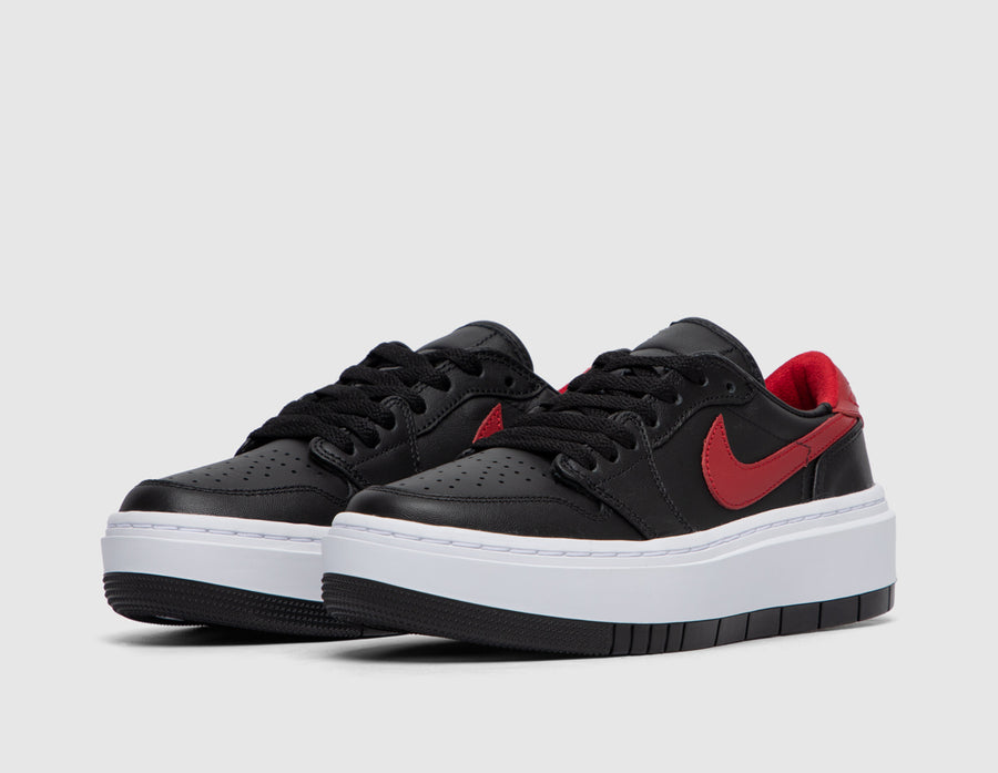 Air Jordan Women's 1 Elevate Low Black / Gym Red - White