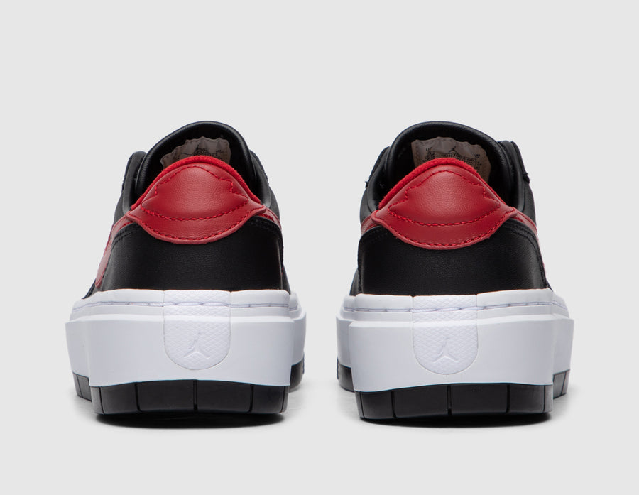 Air Jordan Women's 1 Elevate Low Black / Gym Red - White