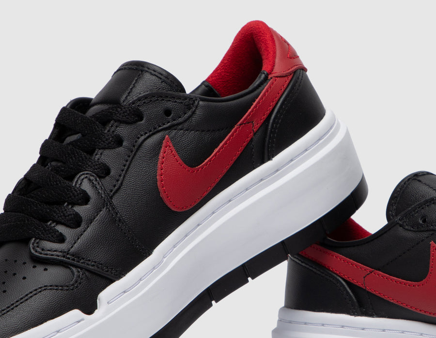 Air Jordan Women's 1 Elevate Low Black / Gym Red - White