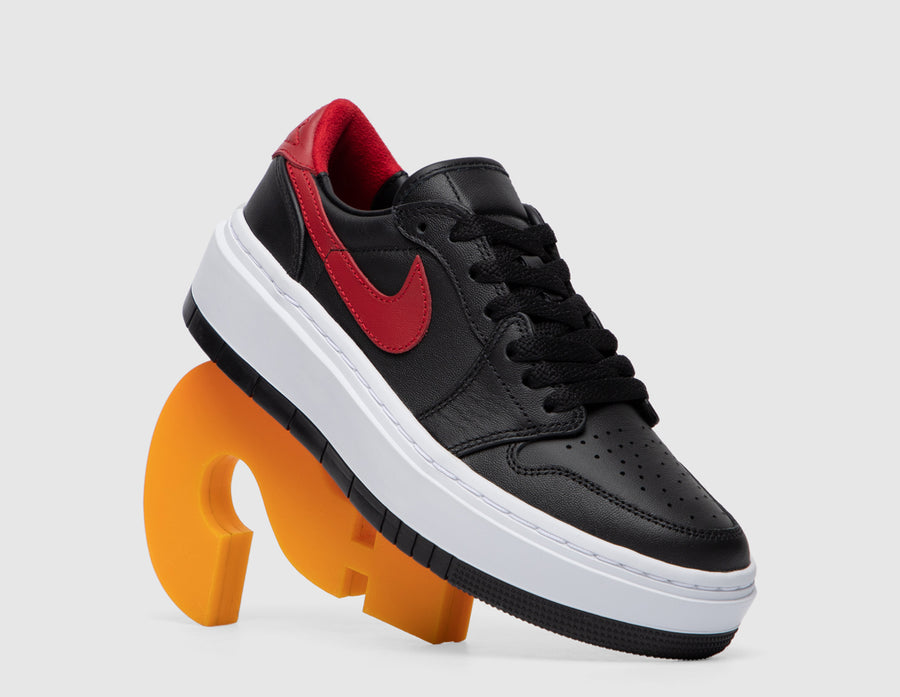 Air Jordan Women's 1 Elevate Low Black / Gym Red - White