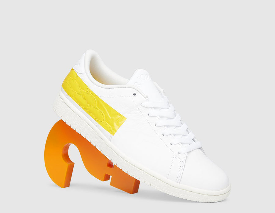 Jordan 1 Centre Court White / University Gold