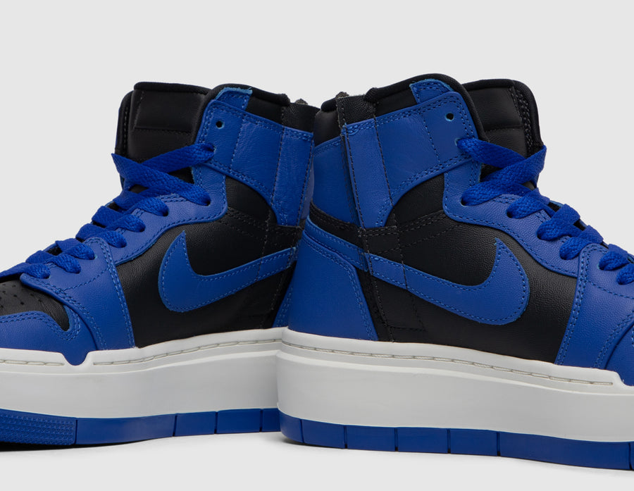 Air Jordan Women's 1 Elevate Mid Dark Ash / Hyper Royal - Sail