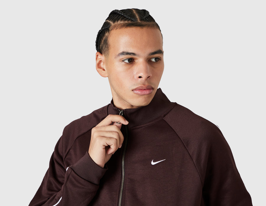 Nike Sportswear Authentics Track Jacket Brown Basalt / White