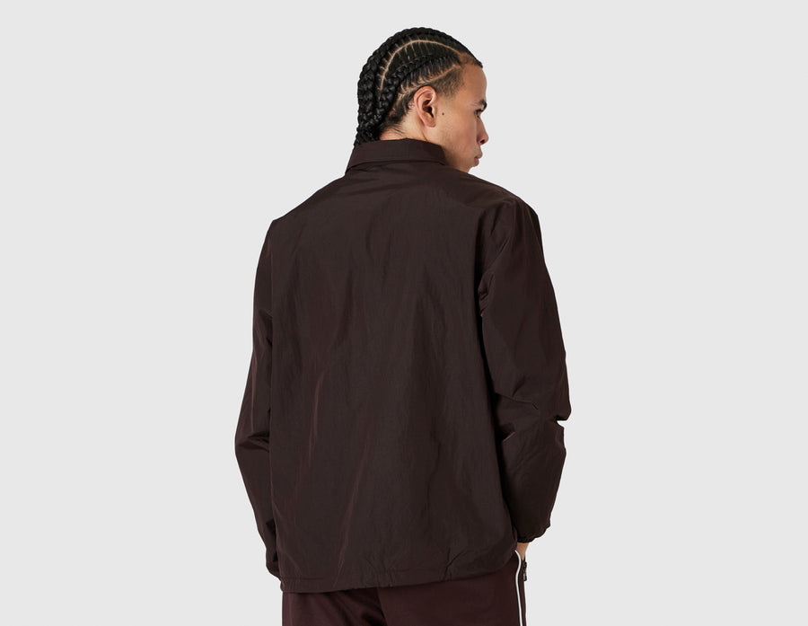 Nike Sportswear Authentics Coaches Jacket Brown Basalt / White