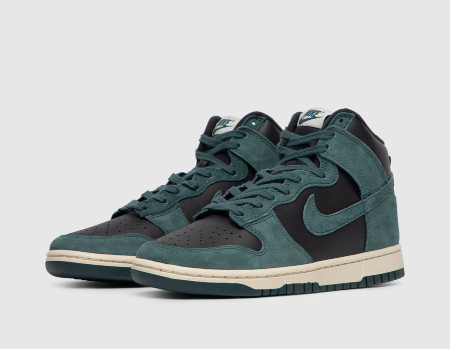 Nike Dunk High Retro PRM Black / Faded Spruce - Light Cream
