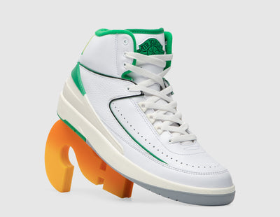 Jordan 2 Retro White / Lucky Green - Sneakers
