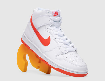 Nike Dunk High Retro White / Picante Red - Sneakers