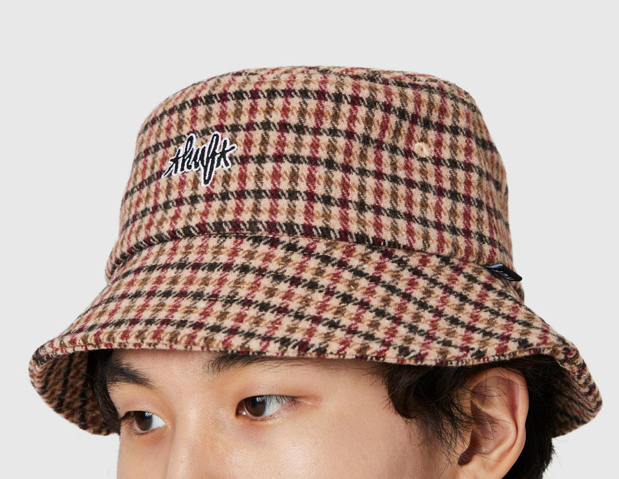 HUF Watson Tweed Bucket Hat / Brown