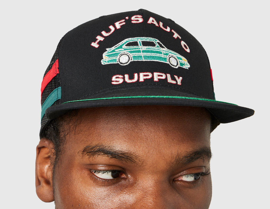 HUF Auto Supply Trucker Hat / Black