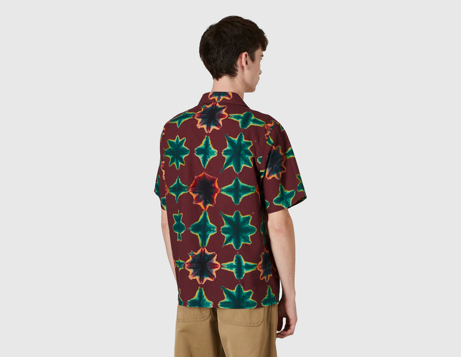 Pleasures Sulfur Button Down Shirt / Red