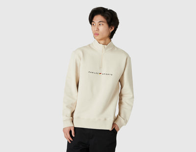 Parlez Standfast Quarter Zip Ecru / Ecru