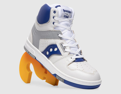 Saucony Spot-Bilt Sonic High White / Royal - Sneakers - SNEAKER