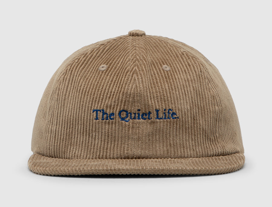 Quiet Life Serif Cord Polo Hat / Acorn