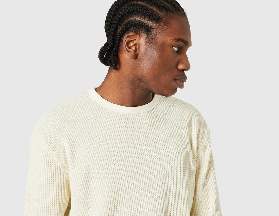 Taikan Waffle Knit Sweater / Cream