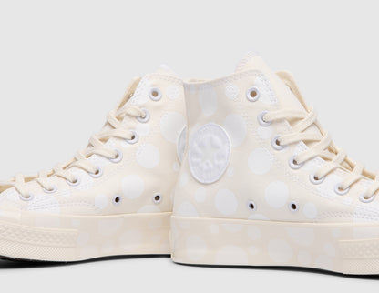 Converse Chuck 70 Hi Polka Dot Egret / White