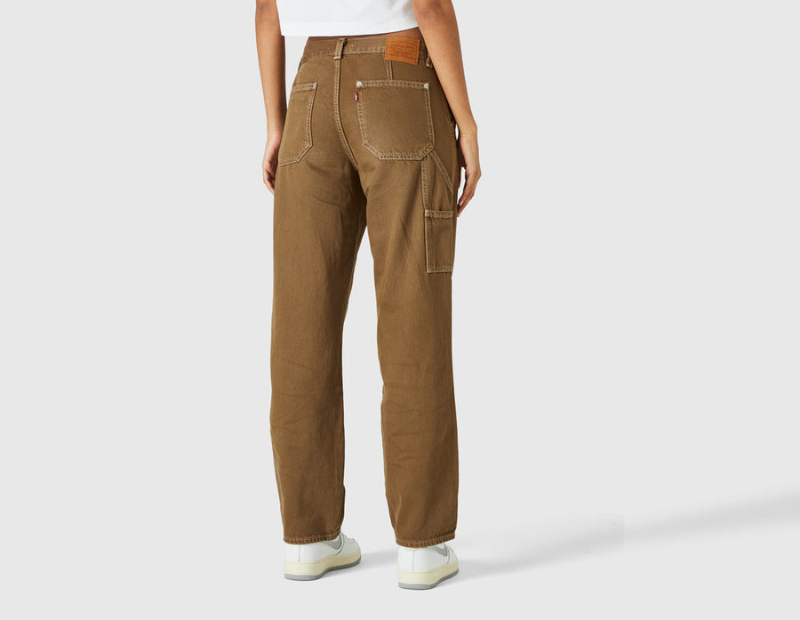 Levi’s Women’s Dad Utility Pants / Brown Garment Dye