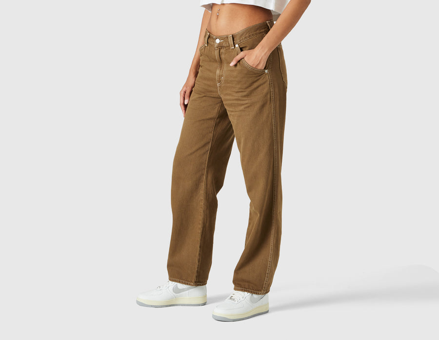 Levi’s Women’s Dad Utility Pants / Brown Garment Dye