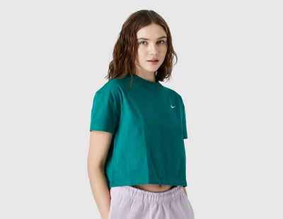 Nike Women's Solo Swoosh T-shirt Mystic Green / White