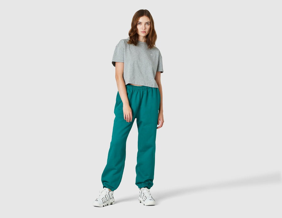 Nike Women’s Solo Swoosh Fleece Pants Mystic Green / White