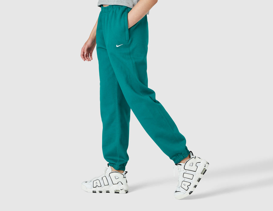 Nike Women’s Solo Swoosh Fleece Pants Mystic Green / White