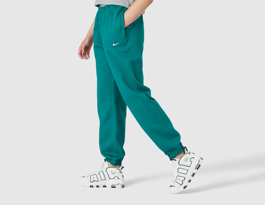 Nike Women's Solo Swoosh Fleece Pants Mystic Green / White – size? Canada