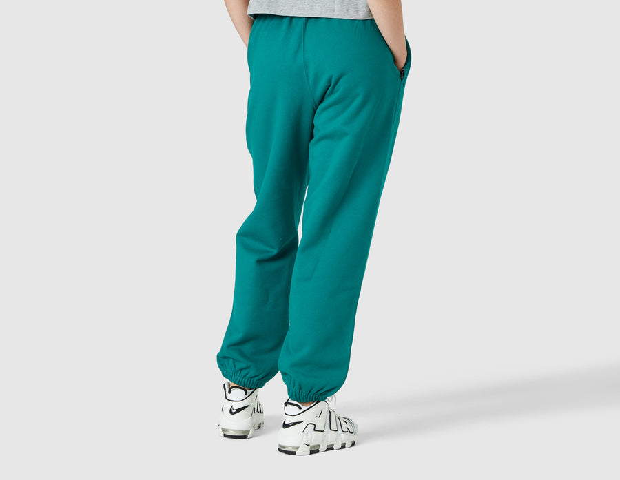 Nike Women’s Solo Swoosh Fleece Pants Mystic Green / White