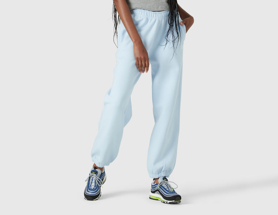 Nike Women's Solo Swoosh Fleece Pants Celestine Blue / White