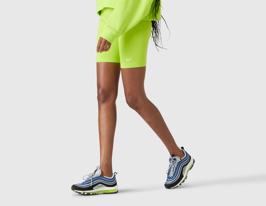Nike Sportswear Women's Essential Mid-Rise Bike Shorts Atomic Green / White