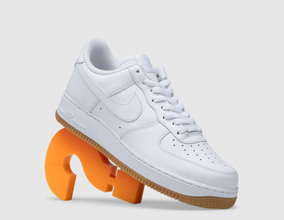Nike Air Force 1 '07 White / Gum Light Brown - White - Sneakers
