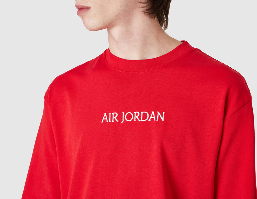 Jordan "Air Jordan" T-shirt Fire Red / Sail