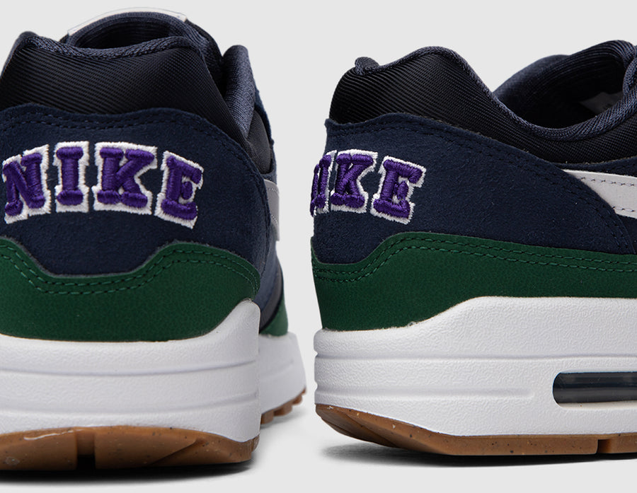 Nike Women s Air Max 1 87 Obsidian White Midnight Navy size