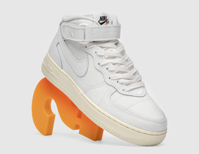 Nike Women's Air Force 1 '07 Mid LX Summit White / Coconut Milk - Sneakers