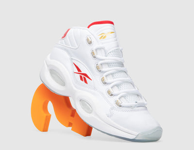 Reebok Question Mid White / White / Red - Sneakers - SNEAKER