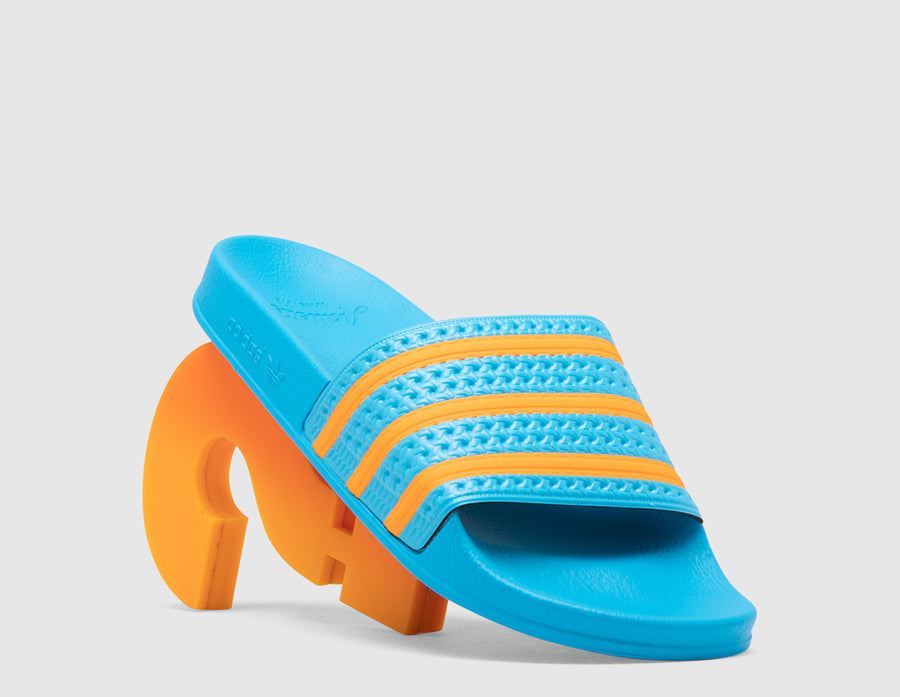 adidas Originals Adilette Sky Rush / Orange Rush - Sky Rush