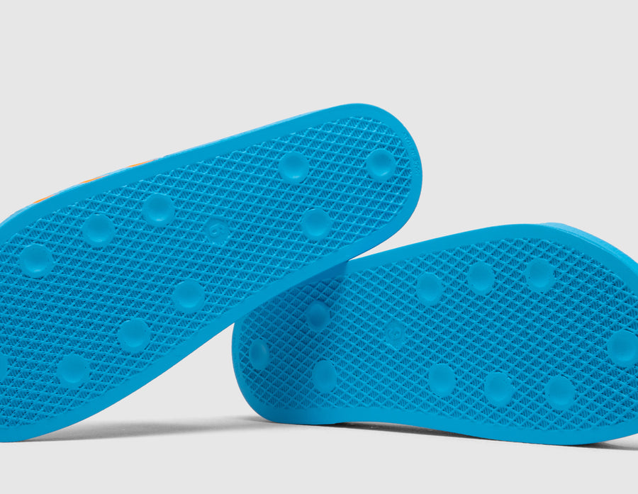 adidas Originals Adilette Sky Rush / Orange Rush - Sky Rush