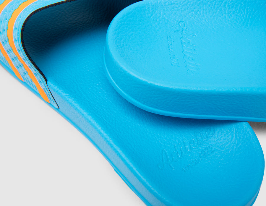 adidas Originals Adilette Sky Rush / Orange Rush - Sky Rush
