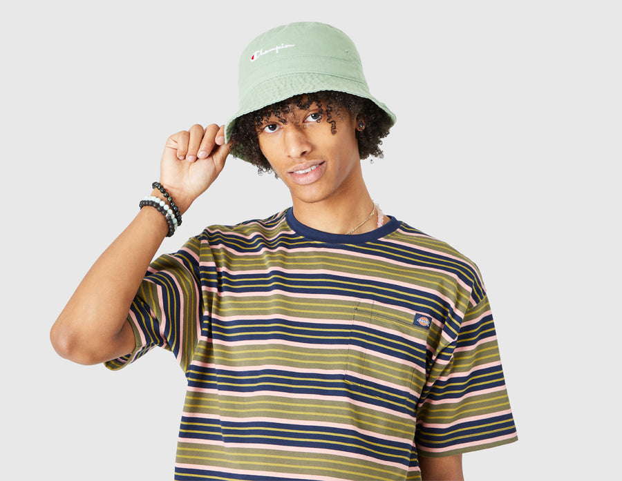 Champion Garment Washed Relaxed Bucket Hat / Basil Green – size