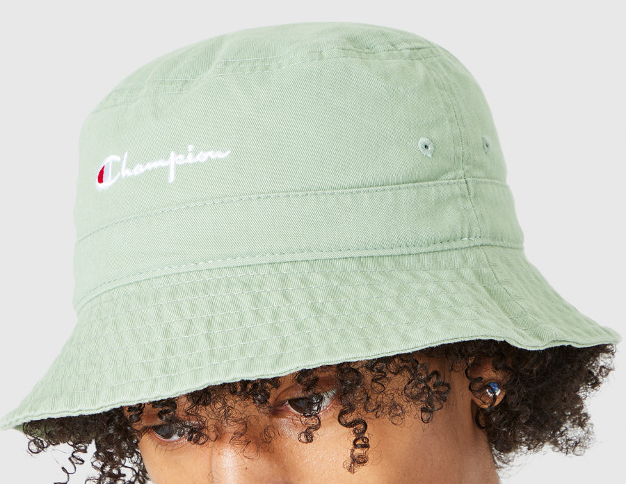 Champion Garment Washed Relaxed Bucket Hat / Basil Green