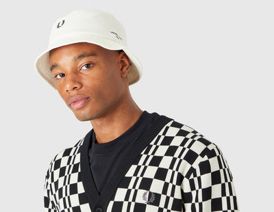 Fred Perry Corduroy Bucket Hat / Ecru *do not publish*