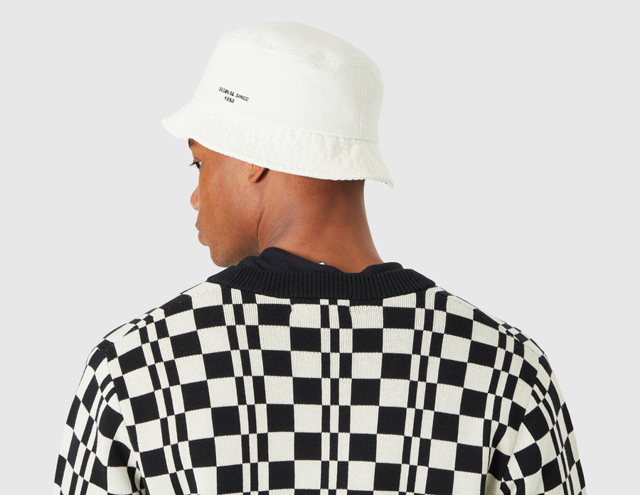 Fred Perry Corduroy Bucket Hat / Ecru *do not publish*