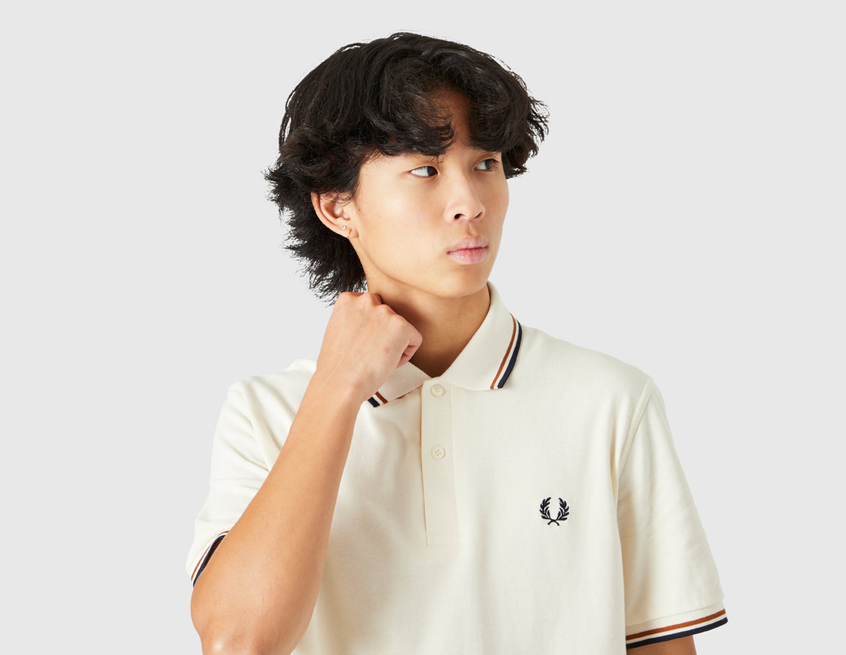 Fred Perry Twin Tipped Fred Perry Shirt / Ecru