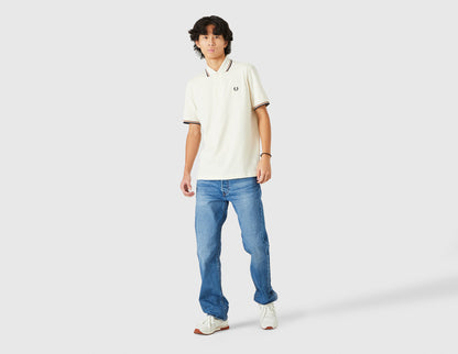 Fred Perry Twin Tipped Fred Perry Shirt / Ecru