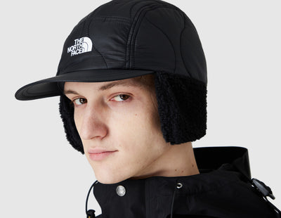 The North Face Insulated Earflap Ball Cap TNF Black / TNF Black