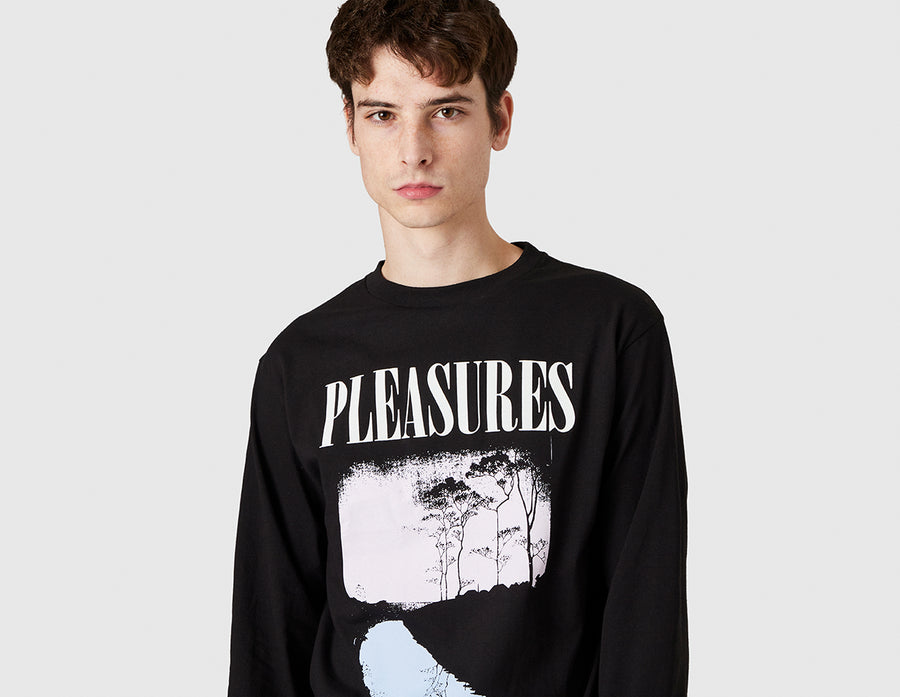 Pleasures River Long Sleeve T-shirt / Black